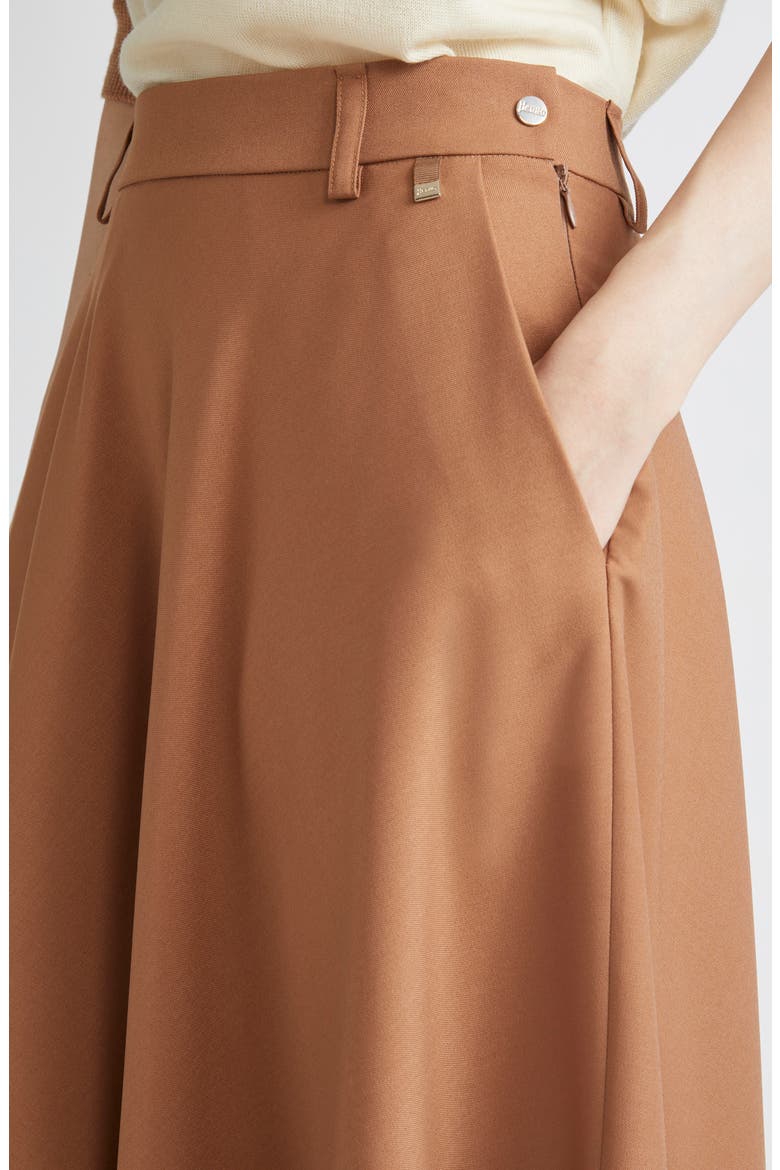 Fluid Maxi Skirt, Alternate, color, CAMMELLO