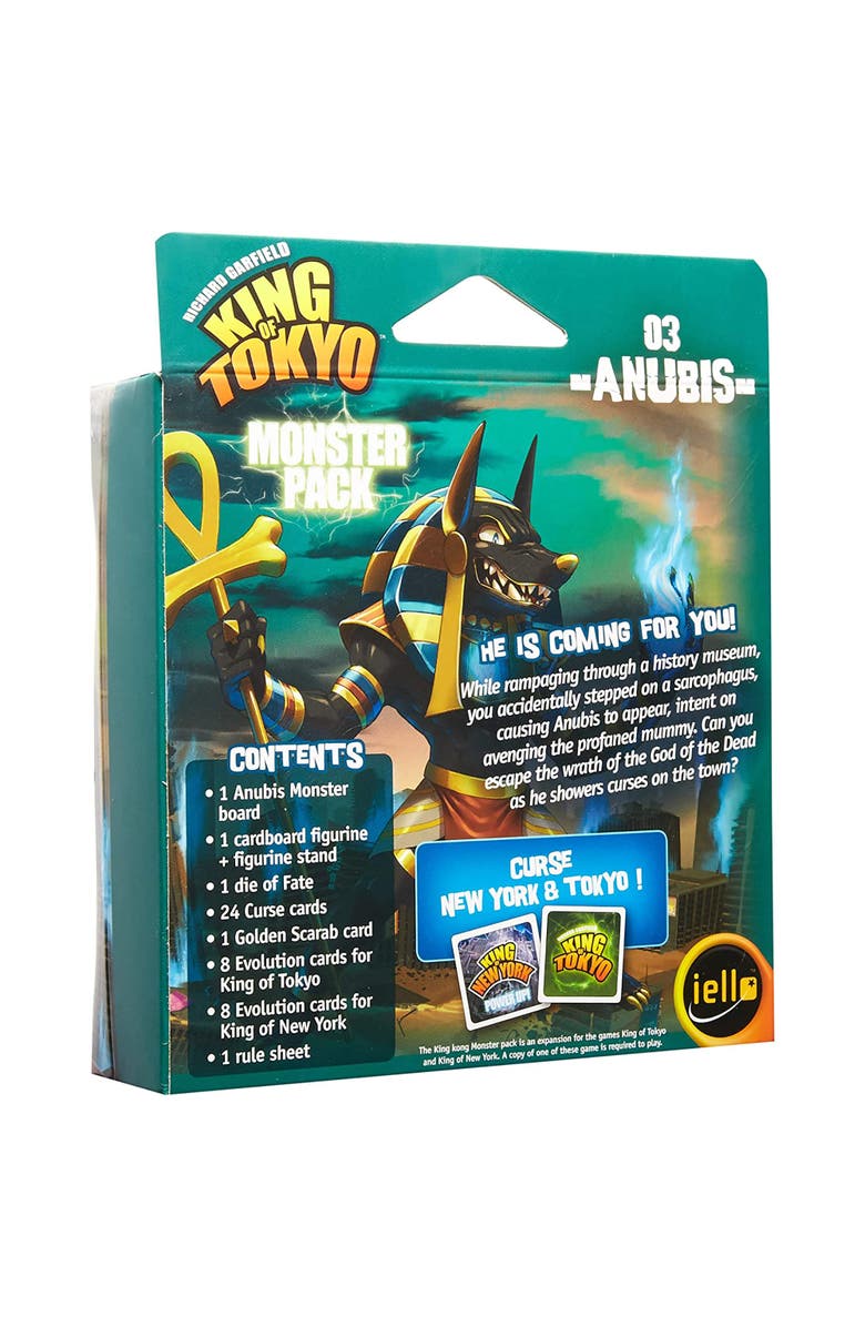 IELLO King Of Tokyo Monster Pack #3 Anubis Expansion Pack, Alternate, color, Multicolored