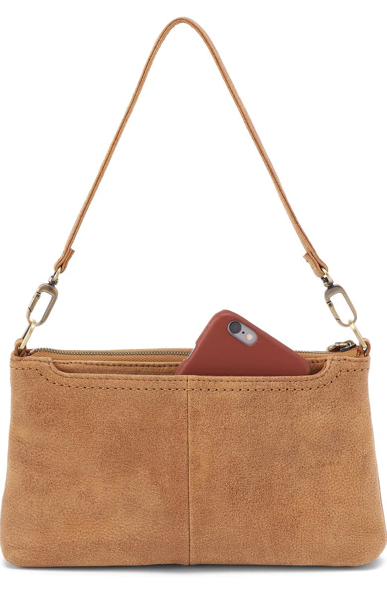 HOBO Darcy Leather Crossbody Bag, Alternate, color, Whiskey
