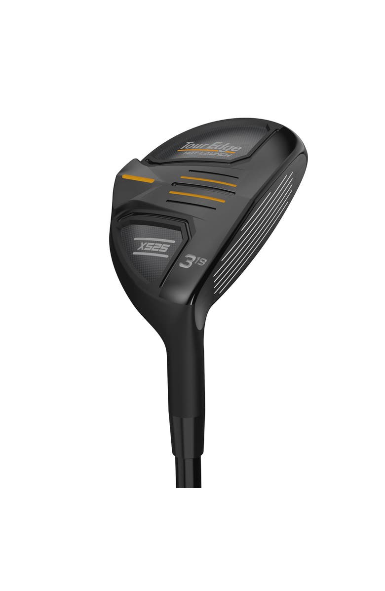 Tour Edge Hot Launch X525 Offset Mens Right Hand Hybrid - 4 / Mamiya Helium B / Regular, Main, color, Black