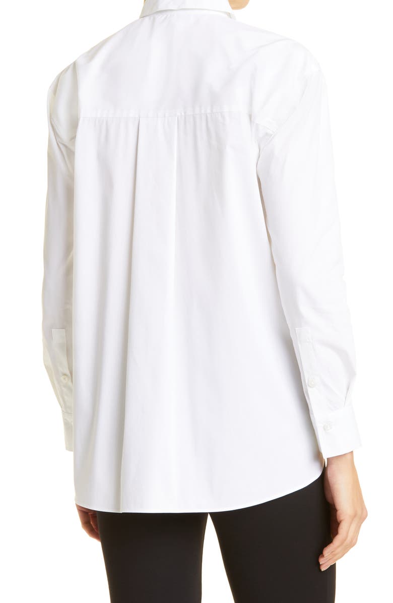 Donna Karan New York DONNA KARAN WOMAN Tie Front Button-Up Shirt, Alternate, color, 