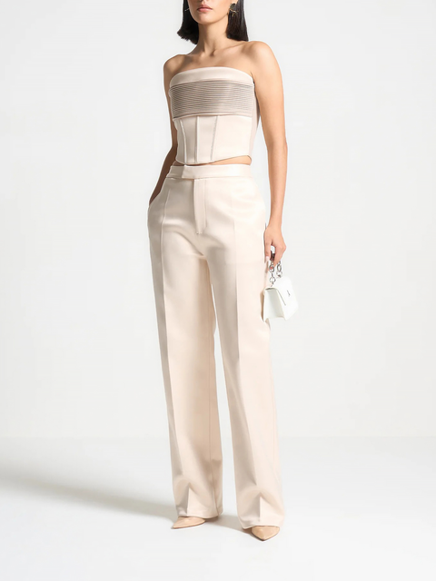 Bella Satin Tailored Trousers