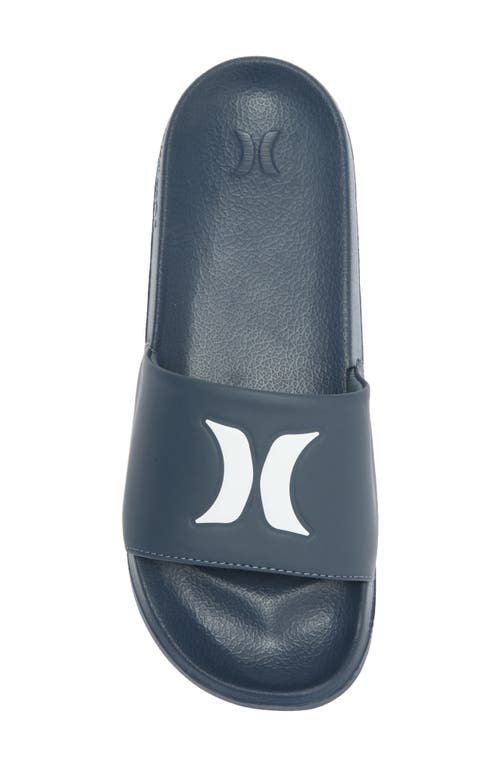 Hurley Logo Slide Sandal In Green
