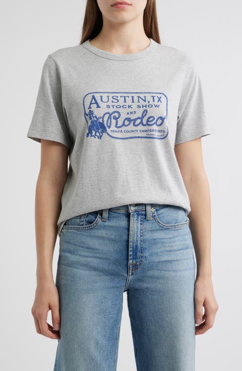 Austin Sunwashed Cotton Graphic T-Shirt