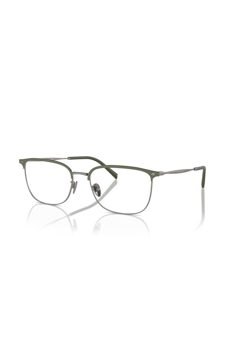 Giorgio Armani 55mm Rectangle optical glasses, Main, color, Grey
