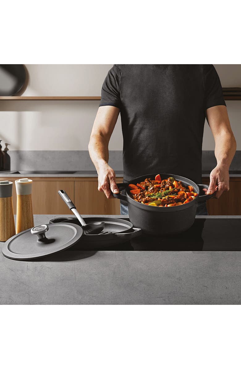 BergHOFF Leo Graphite 3-Piece Cookware Set, Alternate, color, Black