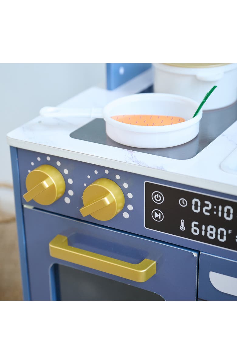 Teamson Kids Little Chef Lake Tahoe Play Kitchen & Accessories, Alternate, color, Blue