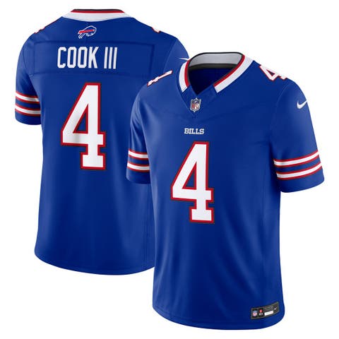 Men's Nike James Cook III Royal Buffalo Bills Team Vapor F.U.S.E. Stitched Limited Jersey