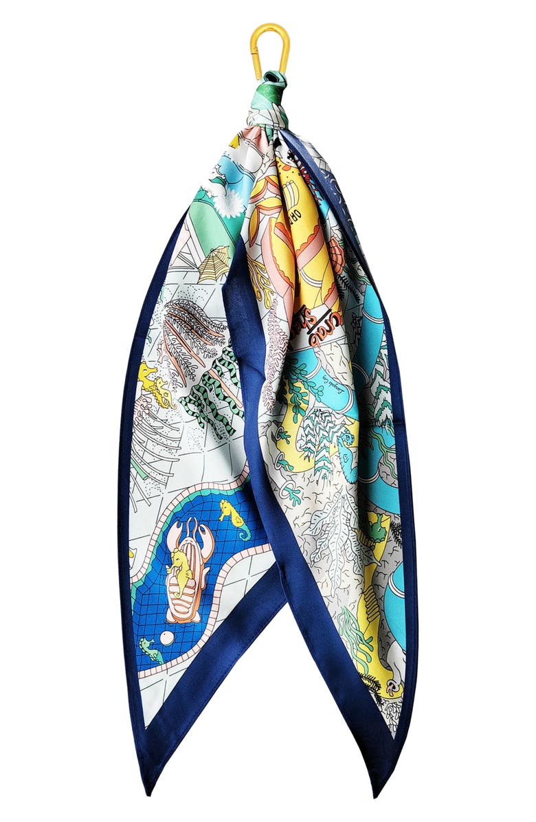 Petit Moments Scarf Keychain, Main, color, Blue
