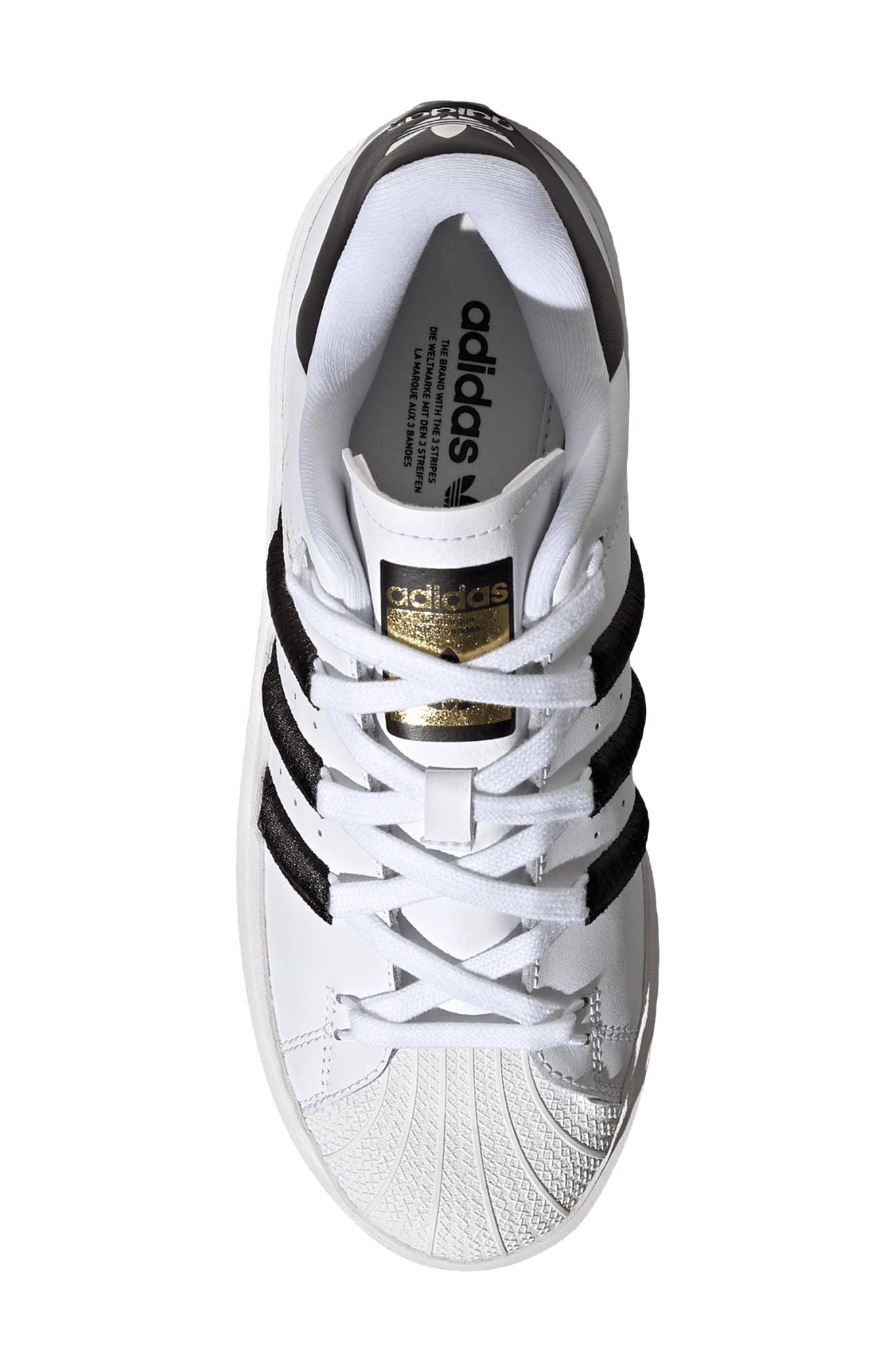 adidas Superstar Bonega Platform Sneaker, Alternate, color, 
