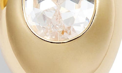 Nordstrom Cubic Zirconia Teardrop Earrings In Clear- Gold