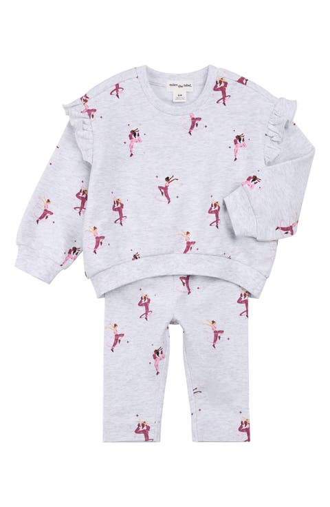 Kids' Ruffle 2-Piece Top & Pants Set