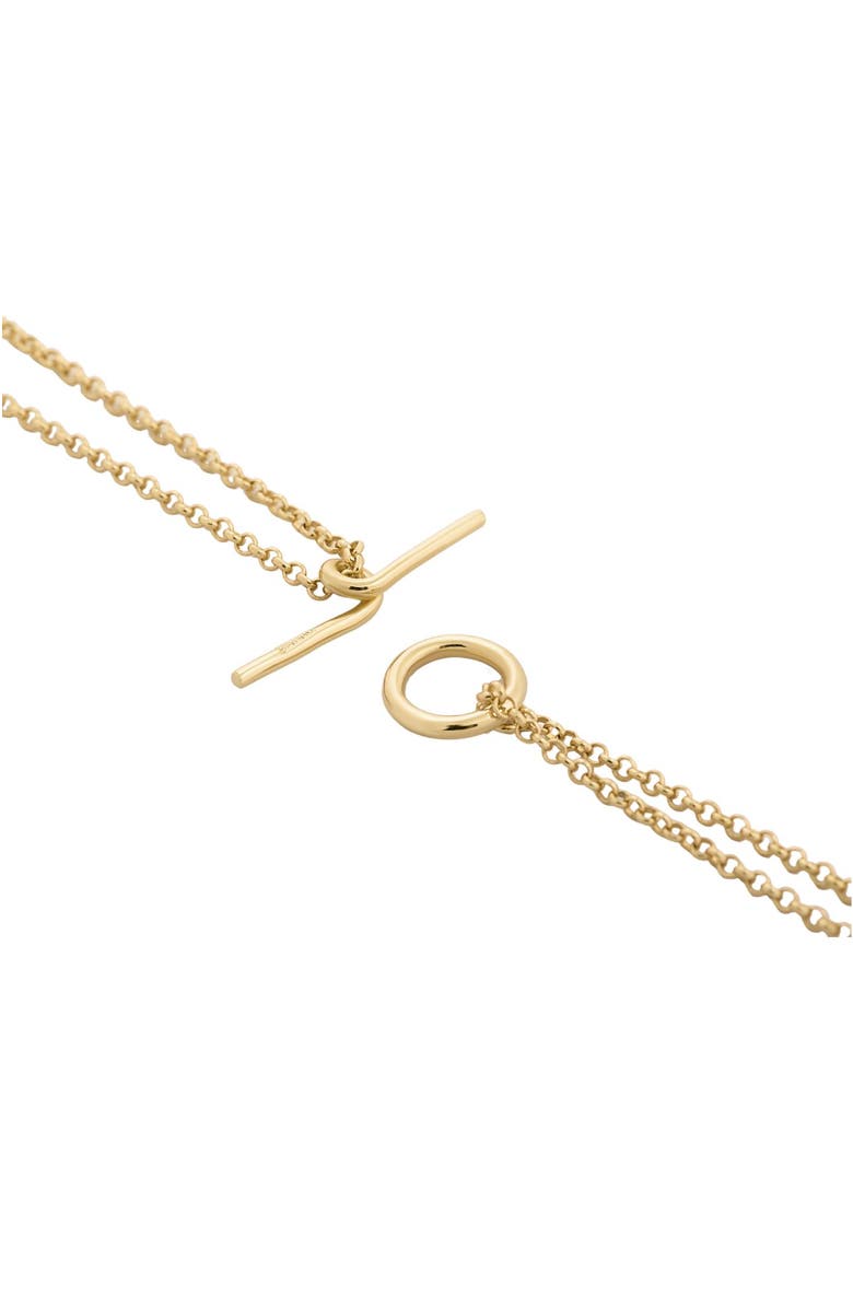 PIERETTI Nicole  delicate double chain necklace, Alternate, color, 