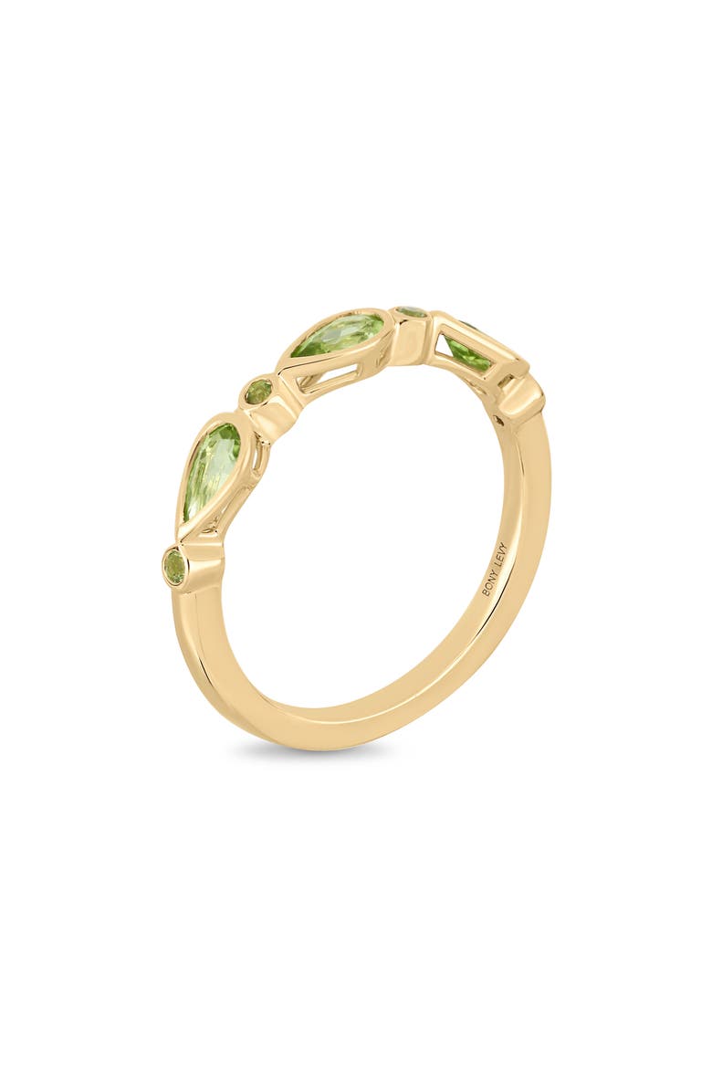 Color Stackable Ring (Online Trunk Show), Alternate, color, 14K YELLOW GOLD/ PERIDOT