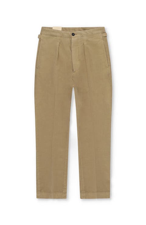 Oklahoma Cotton Pleated Trousers