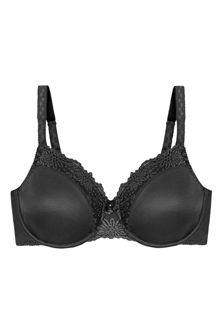 Ladyform Soft Minimizer Bra, Main, color, Black
