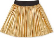 Tea Collection Pleated Metallic Twirl Skirt