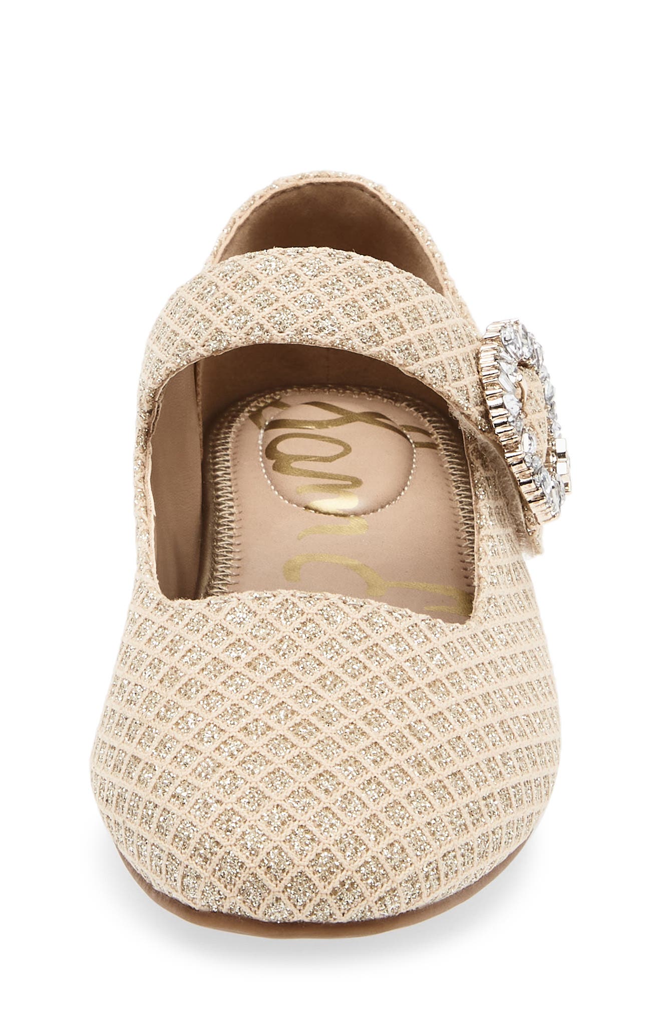 Sam Edelman Kids' Maeve Rachel Mary Jane Flat, Alternate, color, Gold