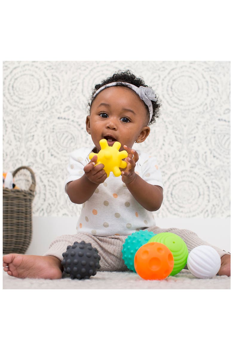 Set of 6 Textured Ball Set, Alternate, color, MULTI