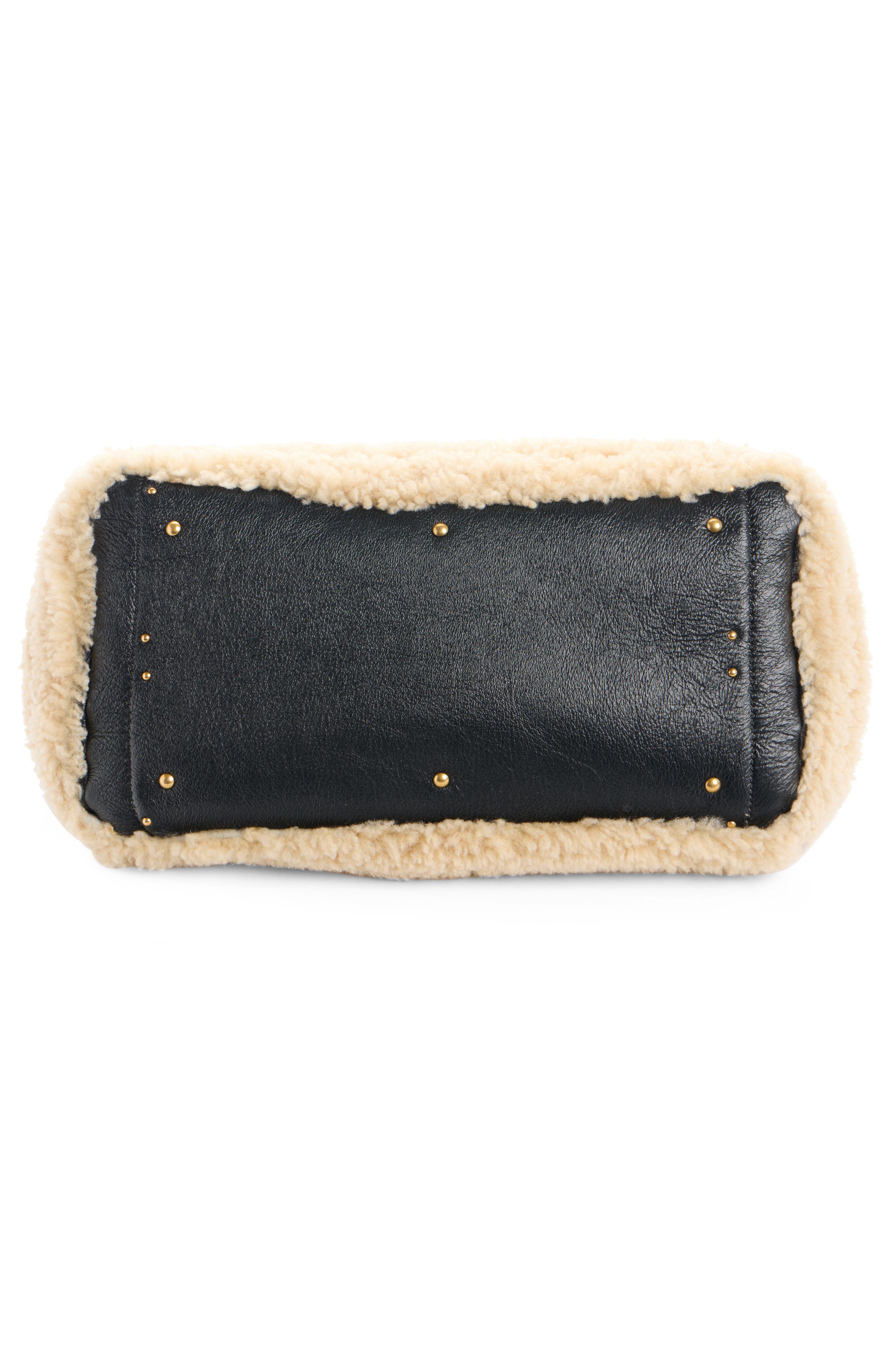 Paddington Leather Shoulder Bag, Alternate, color, BLACK