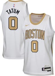 Nike Youth Nike Jayson Tatum White Boston Celtics 2025/26 City Edition Swingman Jersey