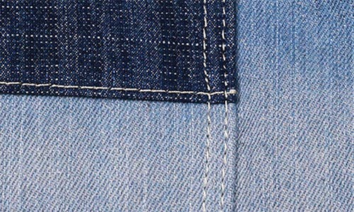 True Religion Patchwork Denim Hobo Bag In Blue