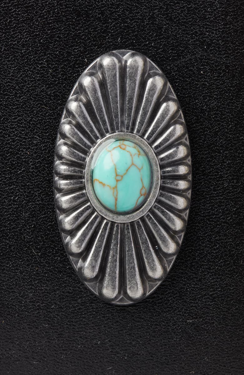 Treasure & Bond Oversize Buckle Leather Belt, Alternate, color, 