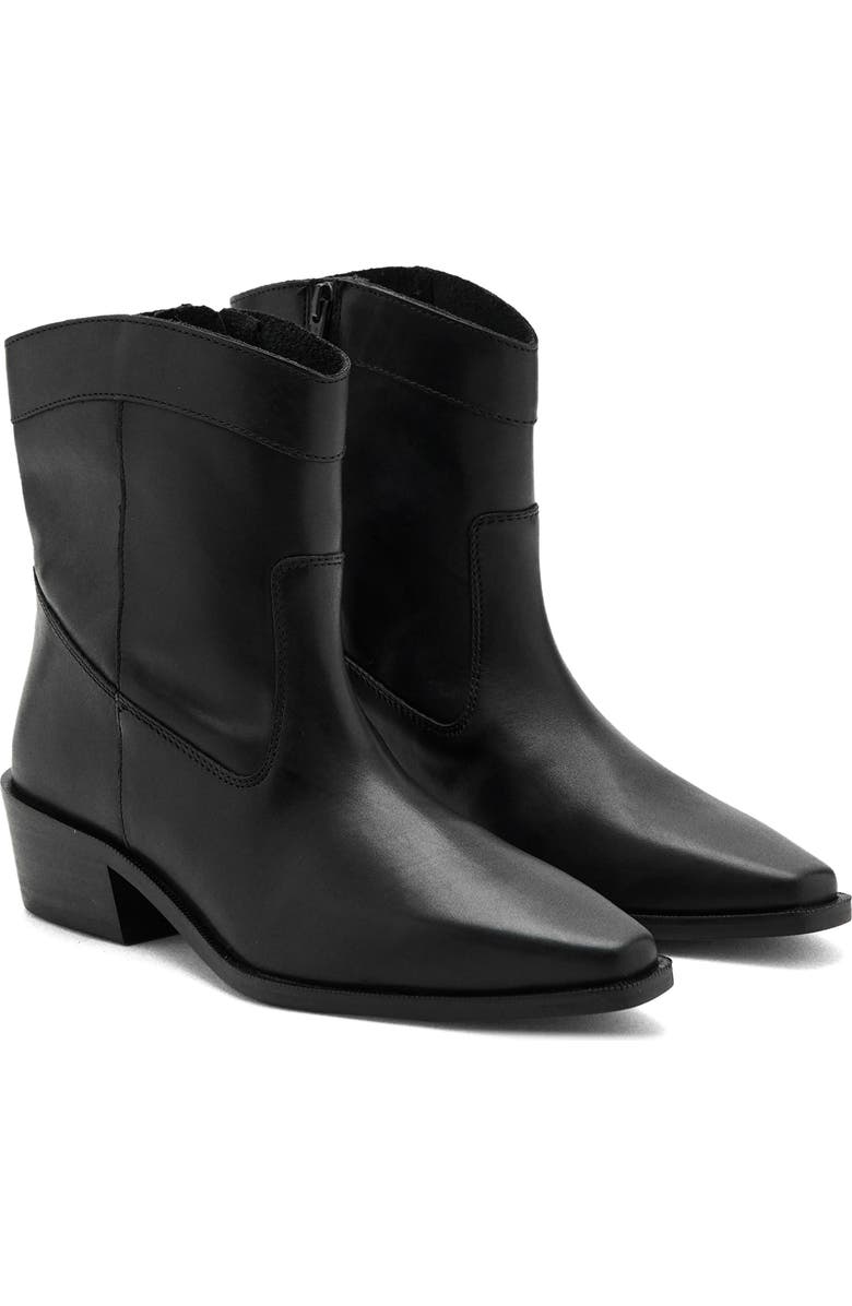 MANGO TEEN Block Heel Bootie, Main, color, Black