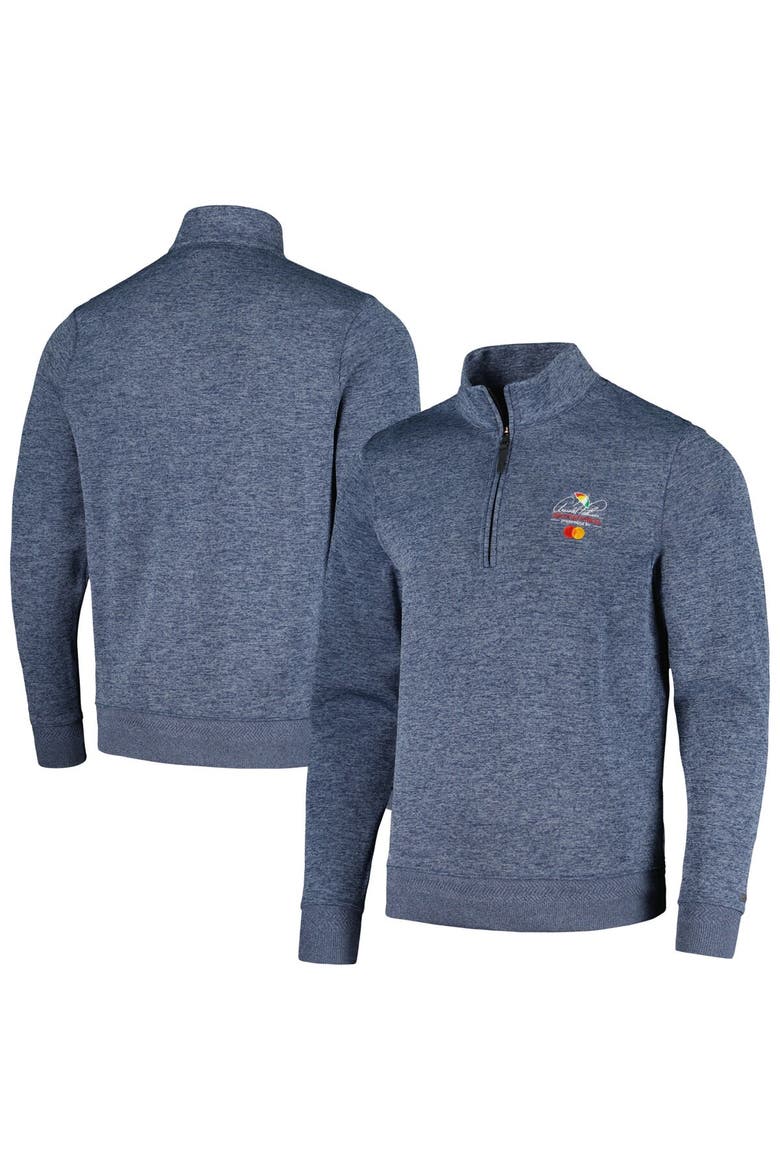 Men's Nike Heather Navy Arnold Palmer Invitational Player Performance Half-Zip Top, Main, color, Heather Navy