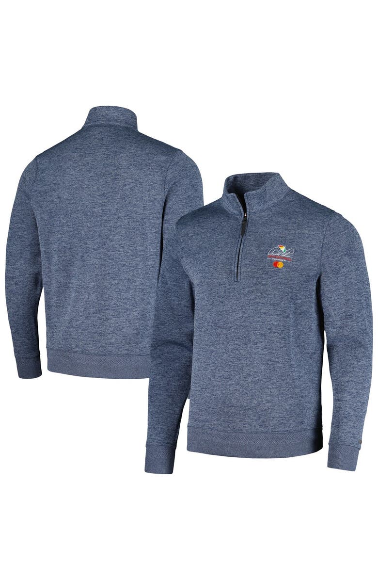 Nike Men's Nike Heather Navy Arnold Palmer Invitational Player Performance Half-Zip Top, Main, color, 