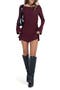 Lukea Long Sleeve Mesh Minidress