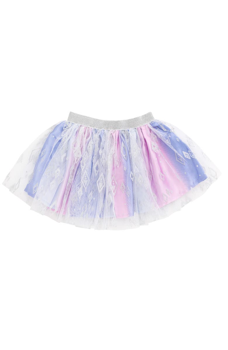Disney Moana T-Shirt and Tutu Skirt Set with Scrunchie, Alternate, color, Ice Blue Elsa
