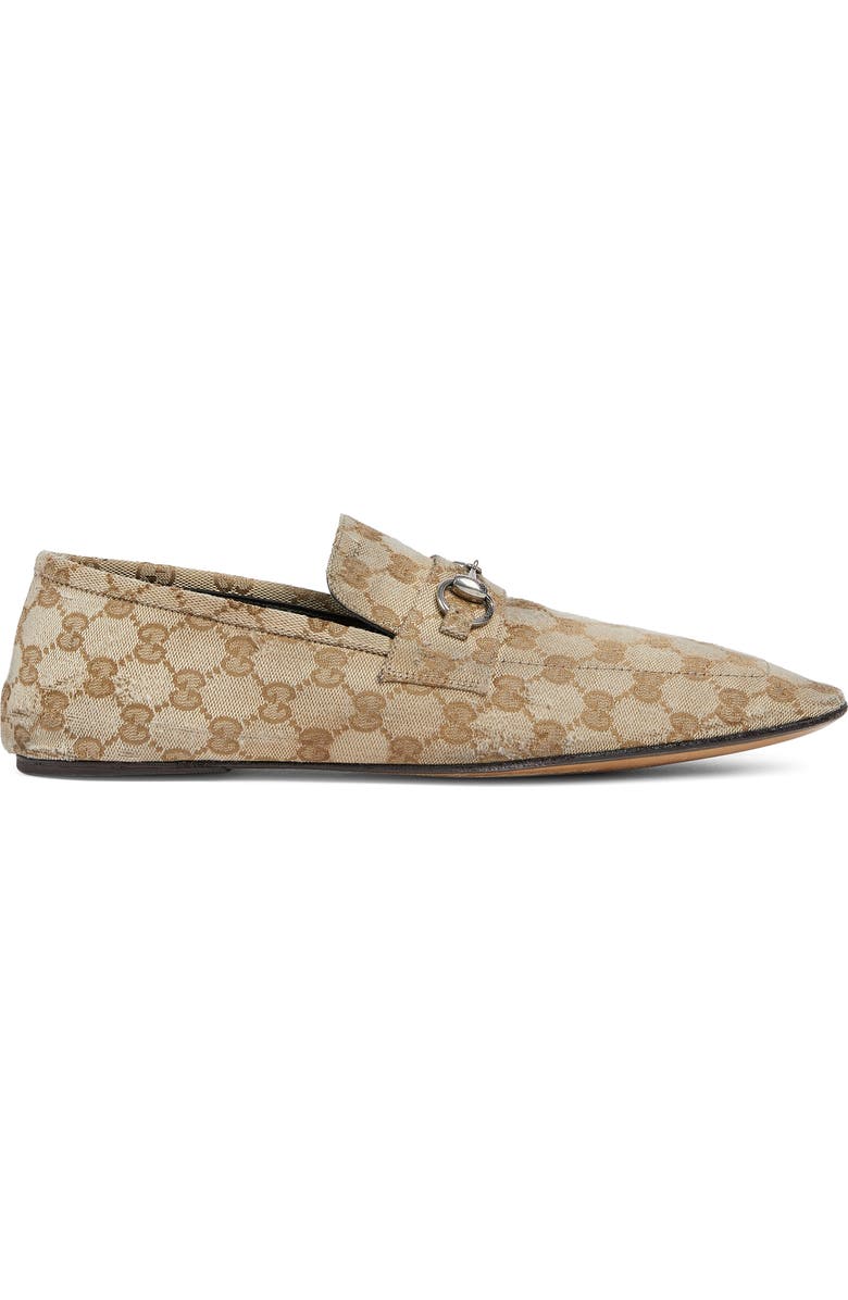 Gucci Edgar Horsebit GG Canvas Convertible Loafer, Alternate, color, Rope