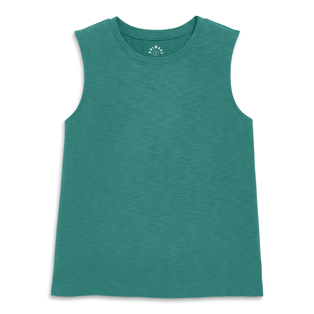 Shop Primary Adult Swing Tank In Sunwashed Teal