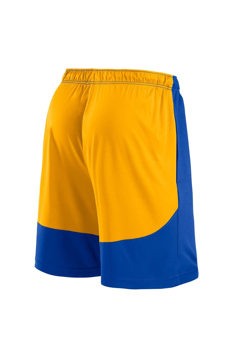 FANATICS Men's Fanatics Royal/Gold Los Angeles Rams Launch Shorts, Alternate, color, Royal