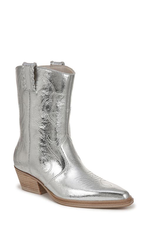 Franco Sarto Bianca Western Boot In Silver