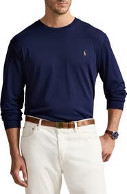 Polo Ralph Lauren Big & Tall Soft Cotton Long-Sleeve Tee