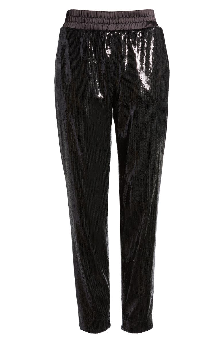 Sanctuary Night Fever Sequin Jogger Pants, Alternate, color, 