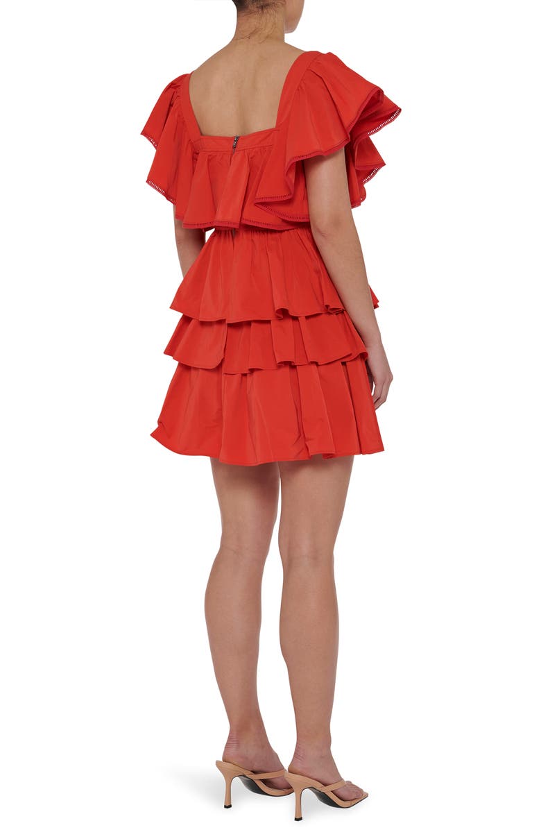 Toccin Ruffle Minidress, Alternate, color, 