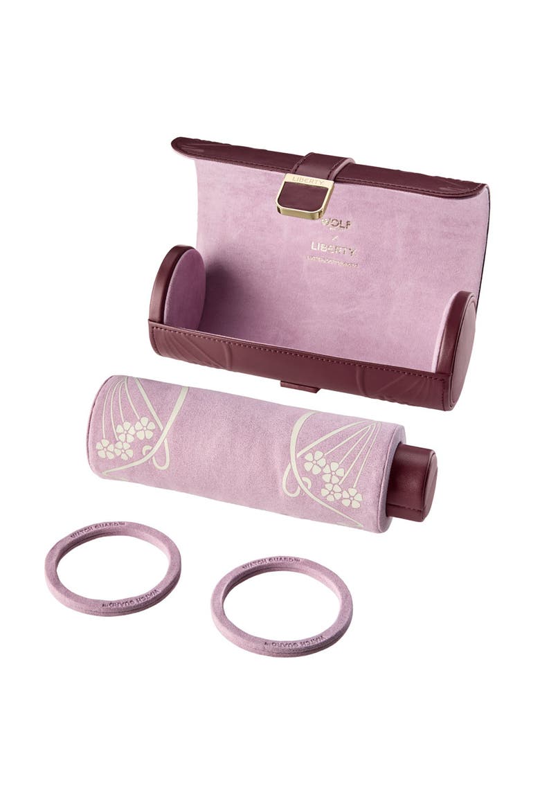 X LIBERTY Triple Watch Roll, Alternate, color, Burgundy