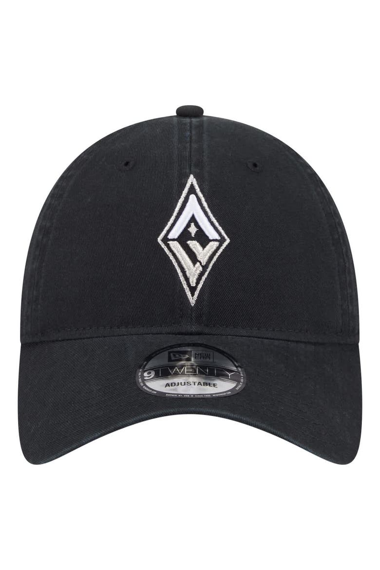 Unisex New Era Black Las Vegas Aces Core Alt Logo 9TWENTY Adjustable Hat, Alternate, color, Black