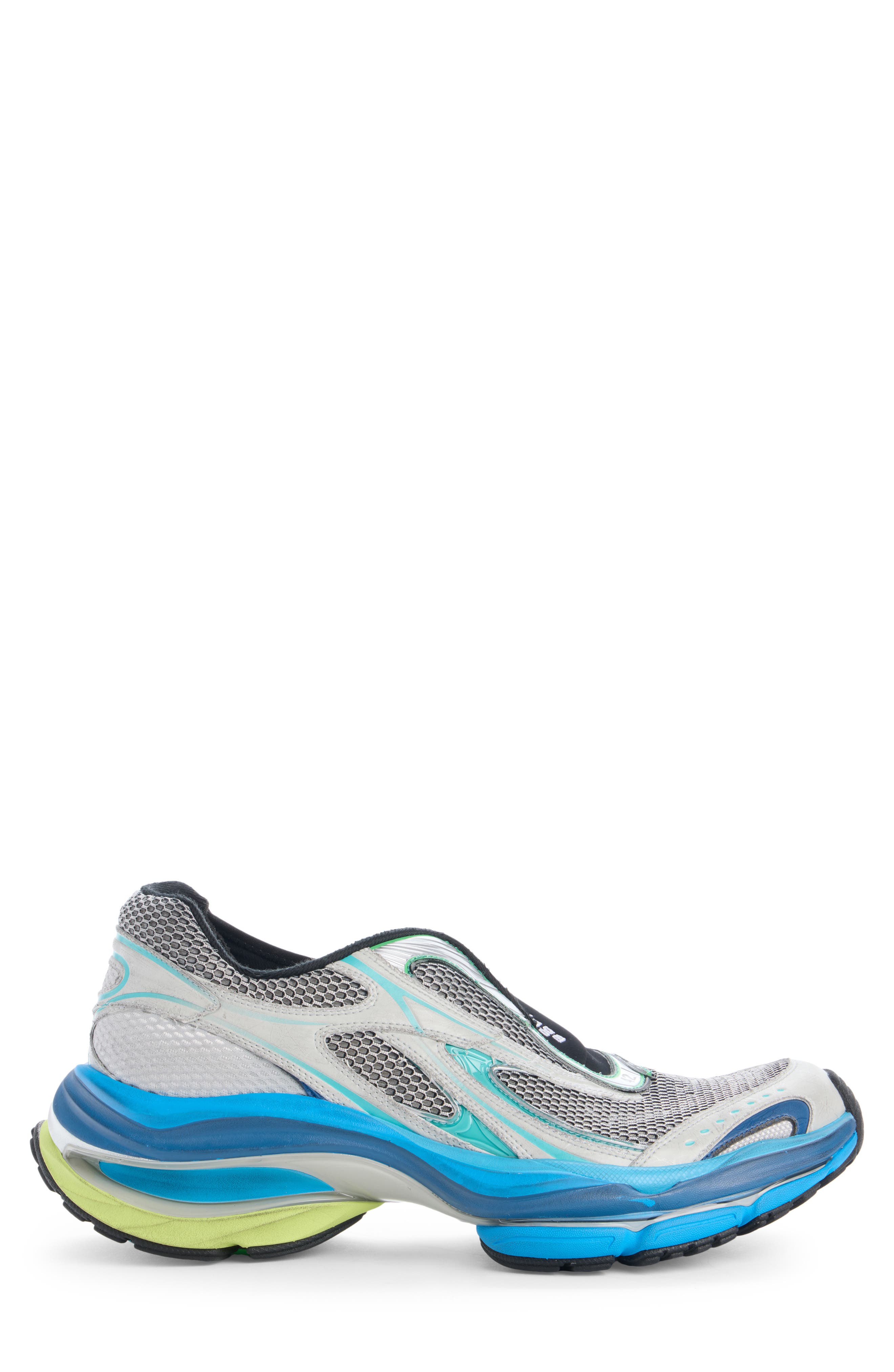 D'Orsay Sneaker, Alternate, color, 1147 GREY MIX/ BLUE/ YELLOW
