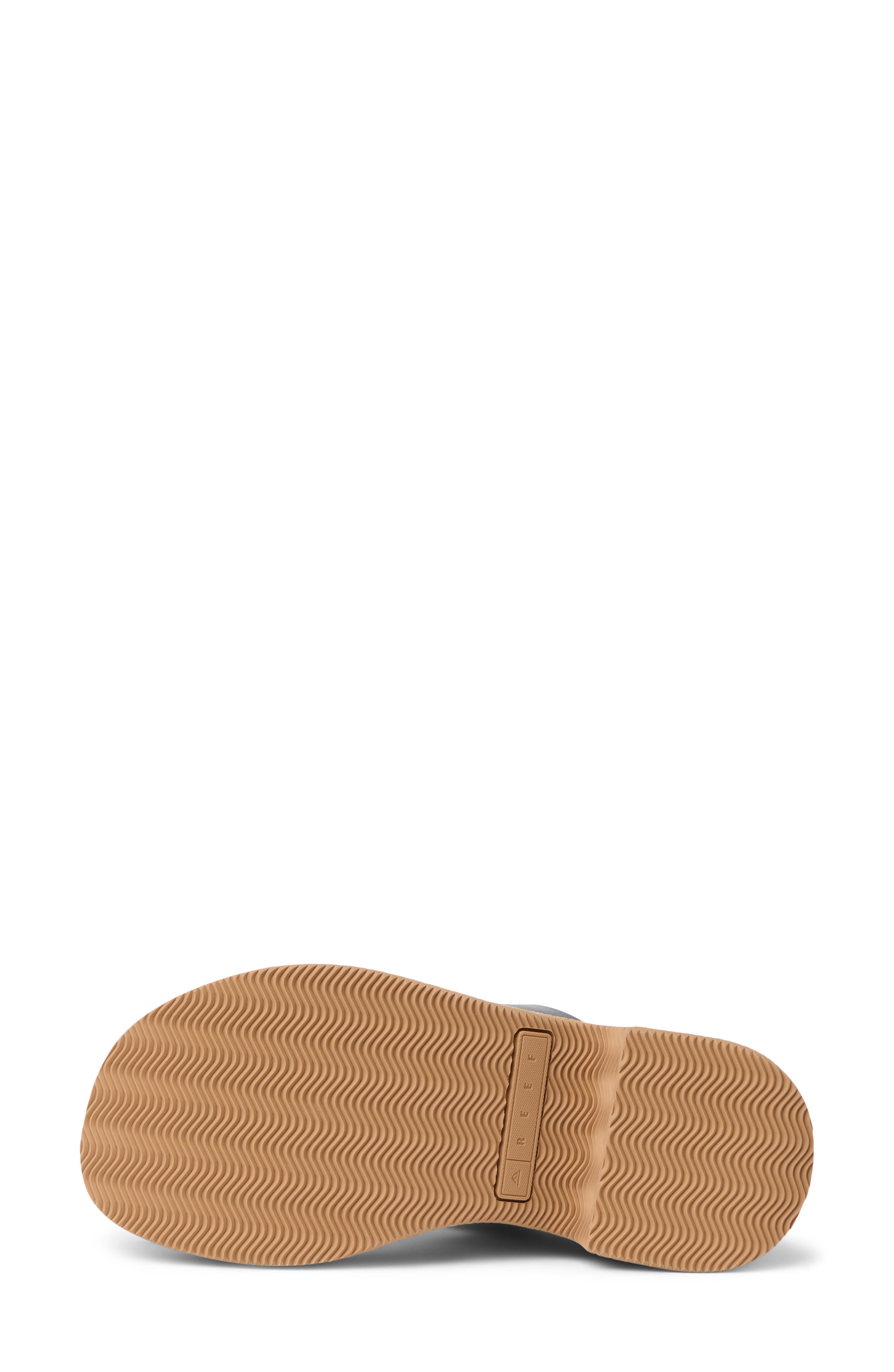 Reef Sunset Ibiza Platform Slide Sandal, Alternate, color, Black/ Raffia