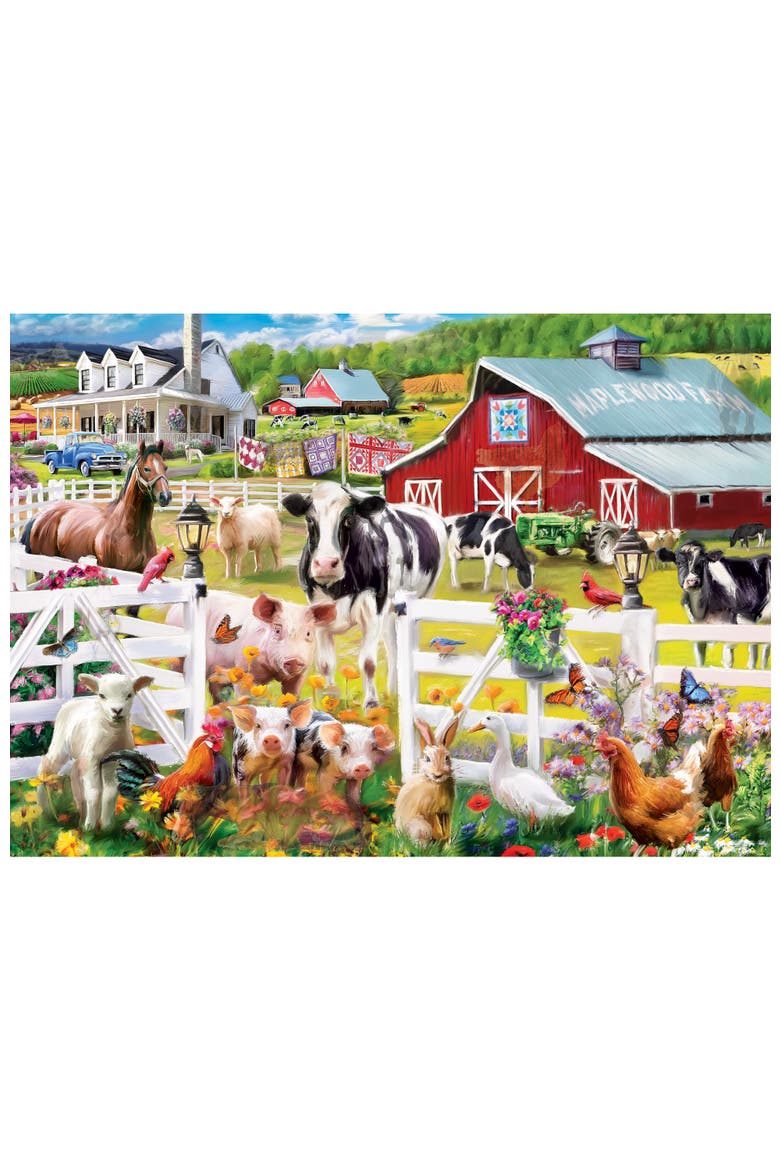 Maplewood Farm 500 Piece Jigsaw Puzzle, Alternate, color, Multicolor