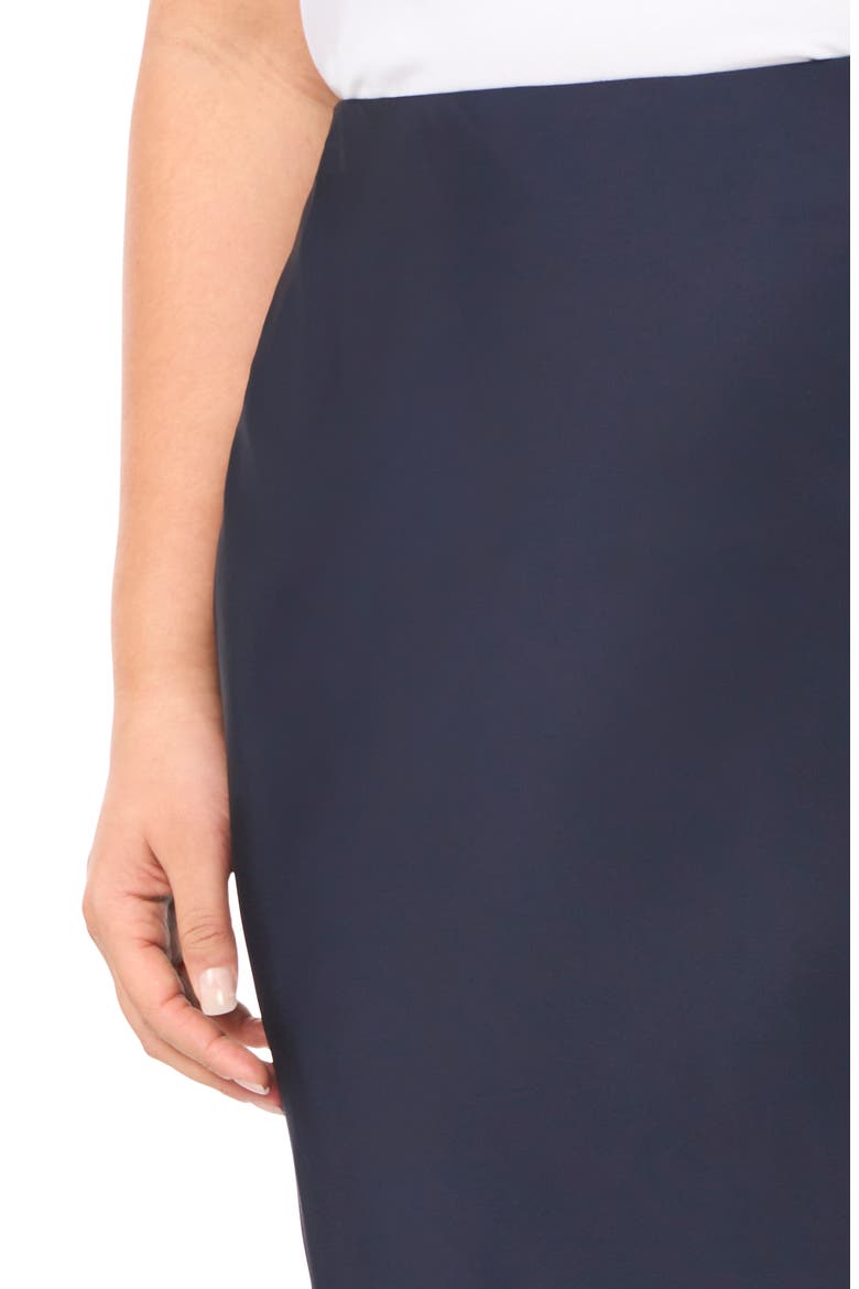 Pull On Maxi Skirt, Alternate, color, BARITONE BLUE