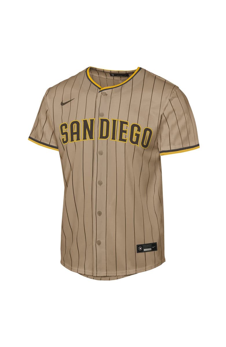 Nike Youth Nike Fernando Tatis Jr. Khaki San Diego Padres Alternate Replica Jersey, Alternate, color, Khaki