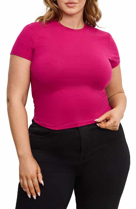 Good American Super Stretch Baby Tee