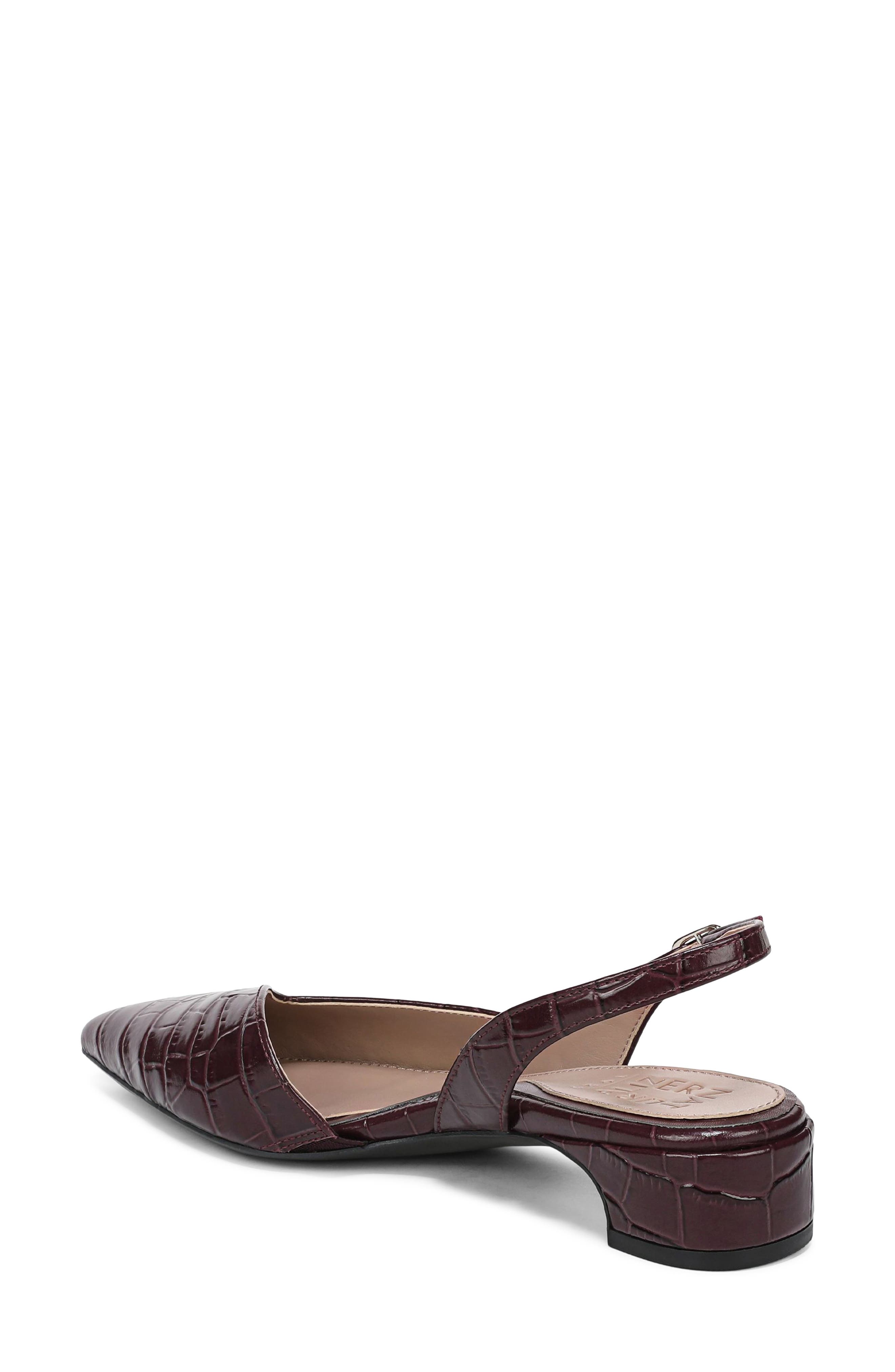Rhett Leather Pointed Toe Slingback Pump, Alternate, color, SMOKY SANGRIA LEATHE