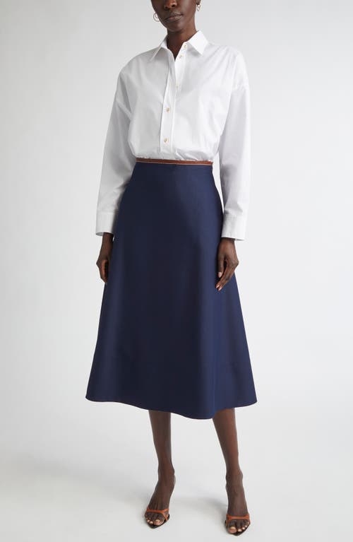 St John St. John Collection Cotton Poplin Button-up Shirt