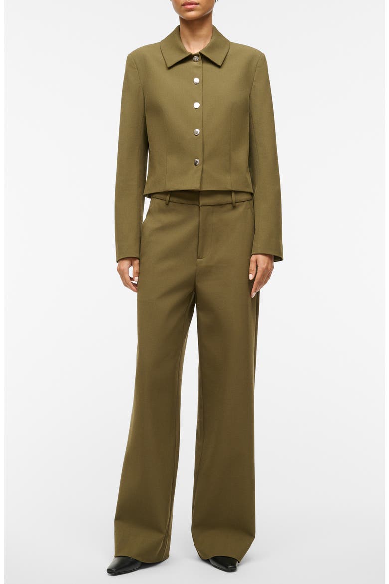 Marino Crop Jacket, Alternate, color, SERGEANT GREEN